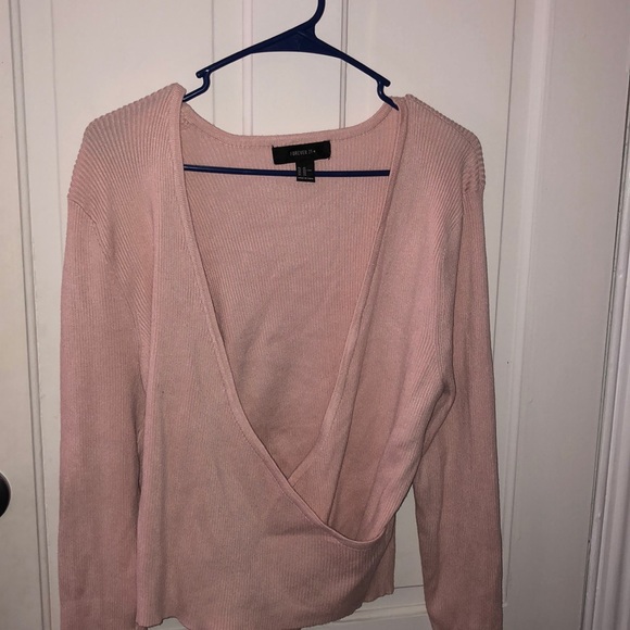 pink wrap top - Picture 1 of 3